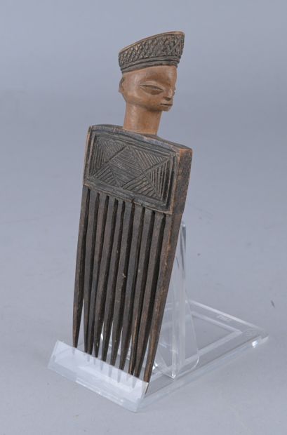 Chokwe ceremonial comb - DR Congo / Angola...
