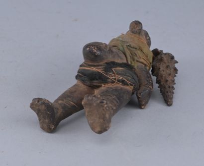 Anthropomorphic terracotta figure - Cameroon...