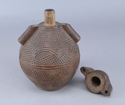 Powder horn - Kongo, DR Congo - early 20th...