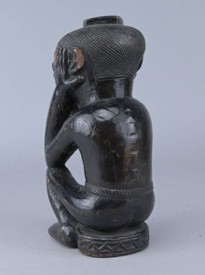 Seated Kuba figure - Democratic Republic...