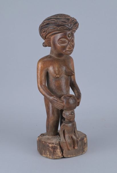 Statue de maternité Chokwe, Angola / République...