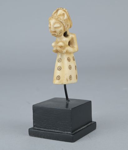 Luba Pendant Made from a Warthog Tusk, ca....