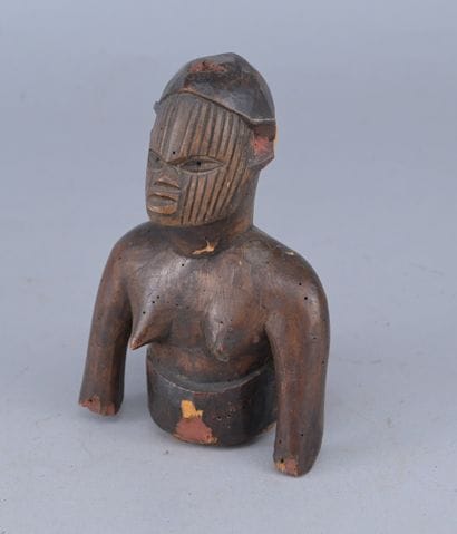 Bembe Wooden Female Bust, Congo

Small wooden...