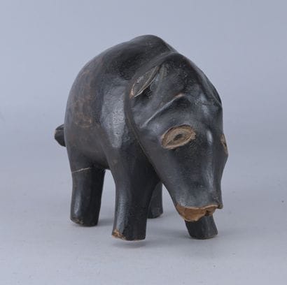 Luba zoomorphic figure, DR Congo, first half...