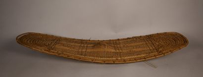 Tetela-Mbesa war shield, DR Congo, wood and...