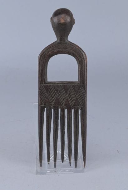 Baule anthropomorphic comb - Ivory Coast...