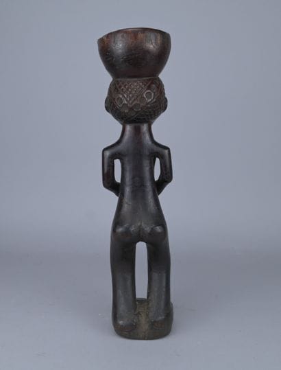 Chokwe Female Figurine with Hairstyle, Congo/Angola,...