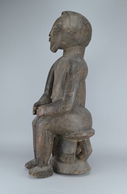 Large Seated Songye-Luba Figure, 20th century

A...