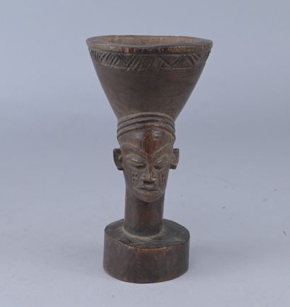 Chokwe tobacco mortar - DR Congo / Angola...