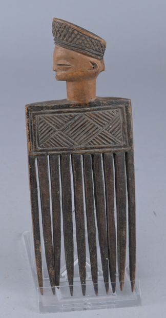 Chokwe ceremonial comb - DR Congo / Angola...