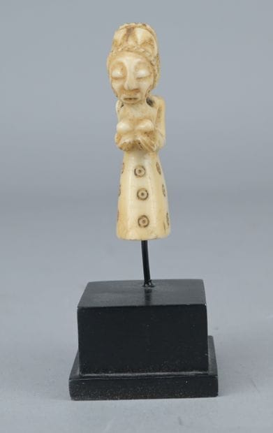 Luba Pendant Made from a Warthog Tusk, ca....