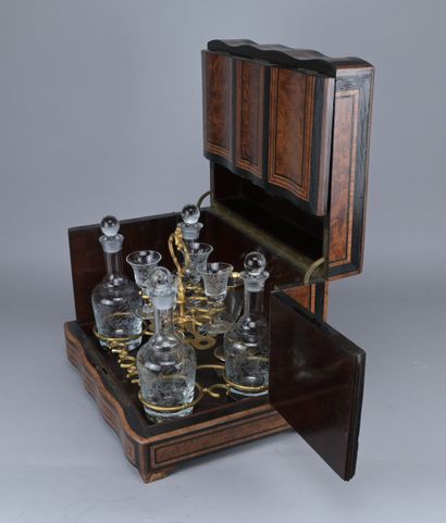 Napoleon III-era liqueur cabinet, 19th century

An...