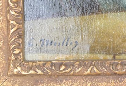 Scène de taverne signée E. Müller

Huile...