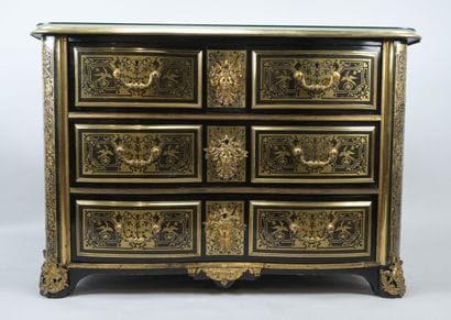 Period Louis XIV Boulle Chest of Drawers,...