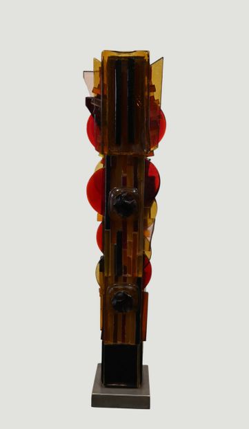 Jean-Simon Labret (b. 1943) - Large Brutalist...