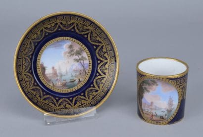 18th-Century Sèvres – Cup and Saucer, Louis...