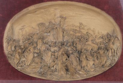 Carved sea foam plaque – 19th century

An...