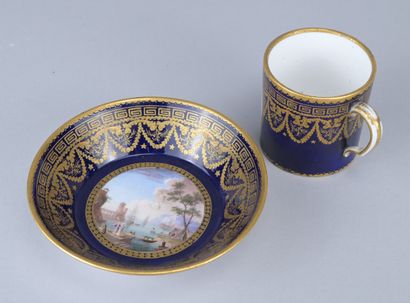 18th-Century Sèvres – Cup and Saucer, Louis...