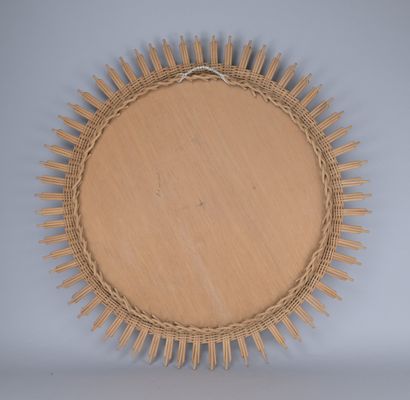Rattan Sun Mirror, 20th century

A circular...