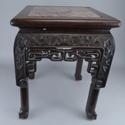 Chinese Carved Wood and Marble Table

Small...
