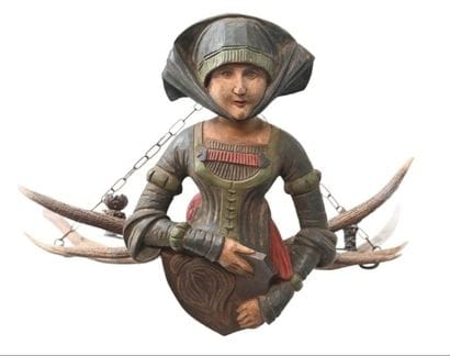 Germany – “Lüsterweibchen” made of wood and...