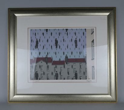René Magritte, after “Golconde,” lithograph

Color...