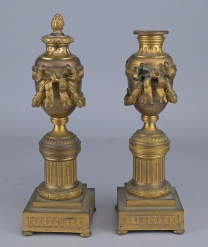 Pair of Louis XVI Candlesticks-Cassolettes

Pair...