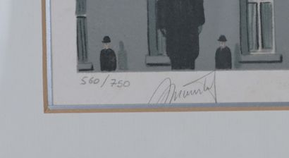 René Magritte, after “Golconde,” lithograph

Color...