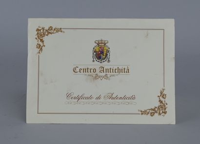 Carlo Gaudina, Portrait de dame, avec certificat

Huile...