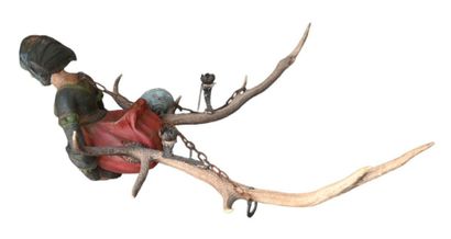 Germany – “Lüsterweibchen” made of wood and...