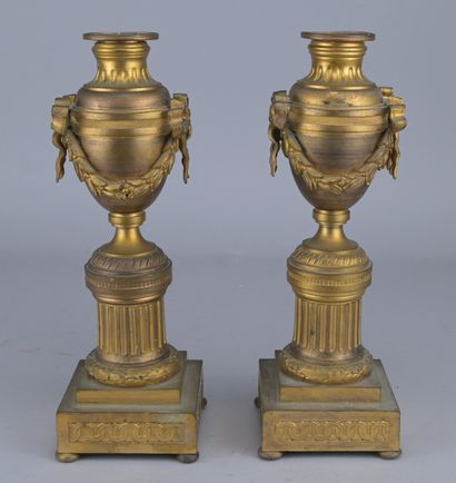 Pair of Louis XVI Candlesticks-Cassolettes

Pair...
