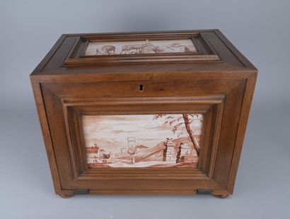 18th century – Italian cabinet, Castelli...
