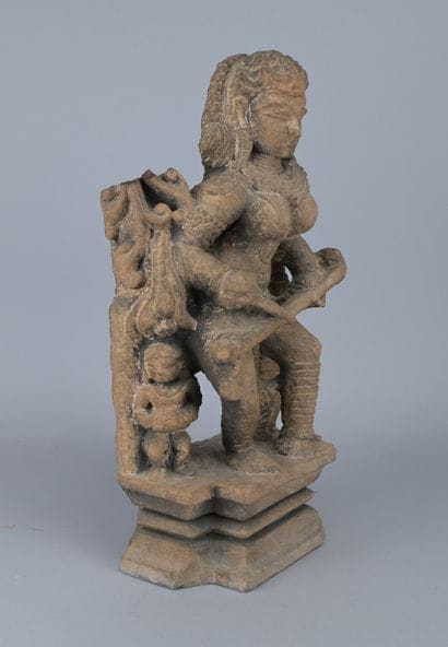 Carved Stone Sarasvati – India, 19th century

An...
