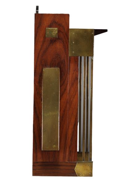 Pendule « Moulin » par Gustave Serrurier-Bovy,...
