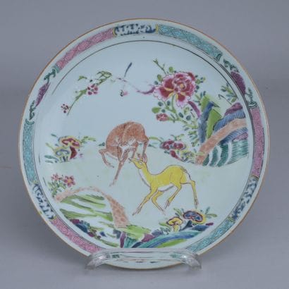 18th-Century Chinese “Famille Rose” Plate


Chinese...