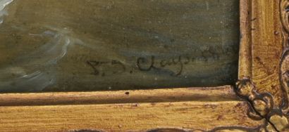 P.J. Clays, Marine, 1845

Huile sur panneau...