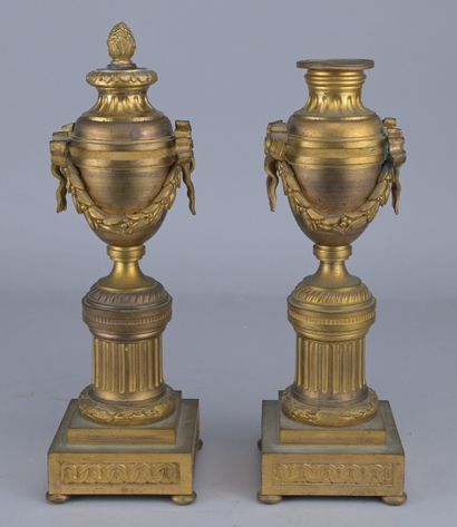 Pair of Louis XVI Candlesticks-Cassolettes

Pair...