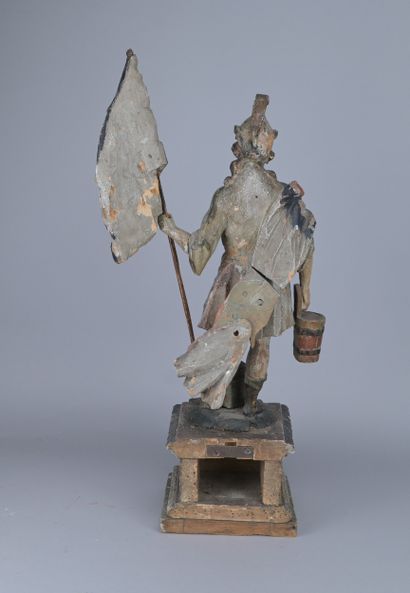 Polychrome Wooden Saint Florian, 17th century

A...