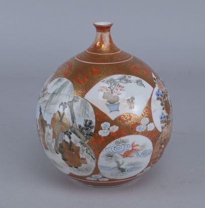 Japanese Kutani Vase, Meiji period, circa...