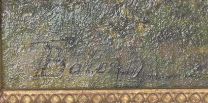 Théodore Baron (1840–1899), paysage rocheux

Huile...