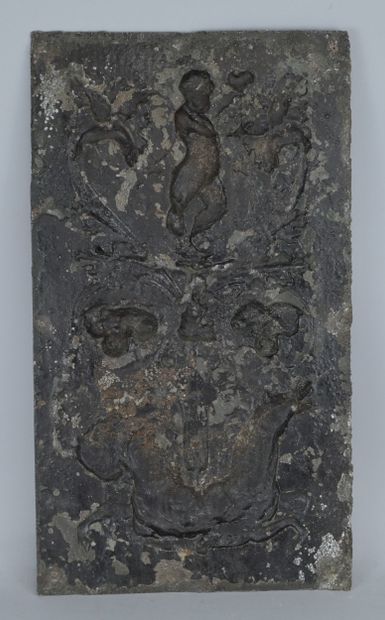 Large patinated bronze plaque, Renaissance...