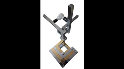 Pair of Lumica table lamps in chromed metal...