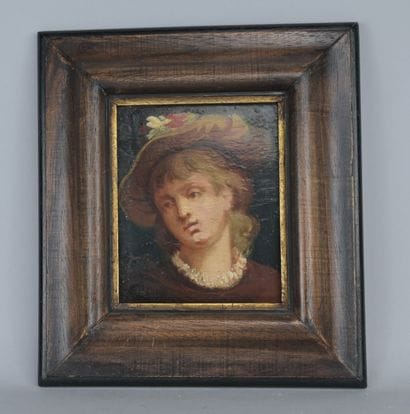 Portrait de jeune femme, XVIIIe siècle

Huile...