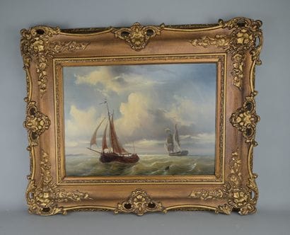 P.J. Clays, Marine, 1845

Huile sur panneau...