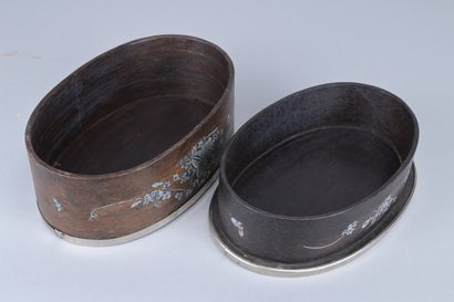 Vietnamese wooden and mother-of-pearl box,...
