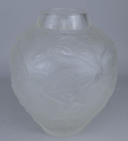 René Lalique, “Archers” vase, opalescent...