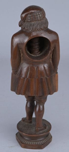Figurative nutcracker carved from boxwood,...