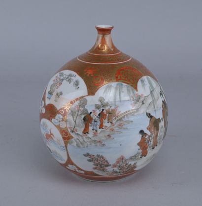 Japanese Kutani Vase, Meiji period, circa...