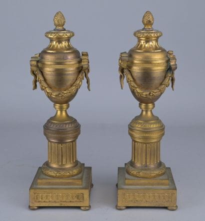 Pair of Louis XVI Candlesticks-Cassolettes

Pair...