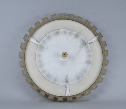 Hillebrand Circular Lucite Mirror, 1970s

A...